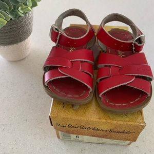 Red Salt Water Sandals